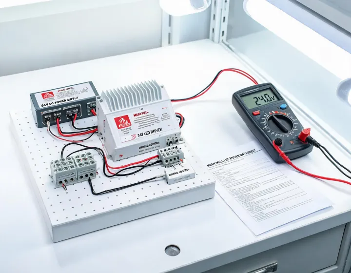 LED driver control bench